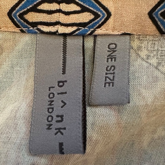 Anthropologie Bl-nk London Aletha Cropped Kimono One Size Bohemian Summer - Picture 14 of 16